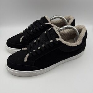 Birdies The Cardinals Suede Sneakers Shearling Lined Shoes Black Women's 11‎